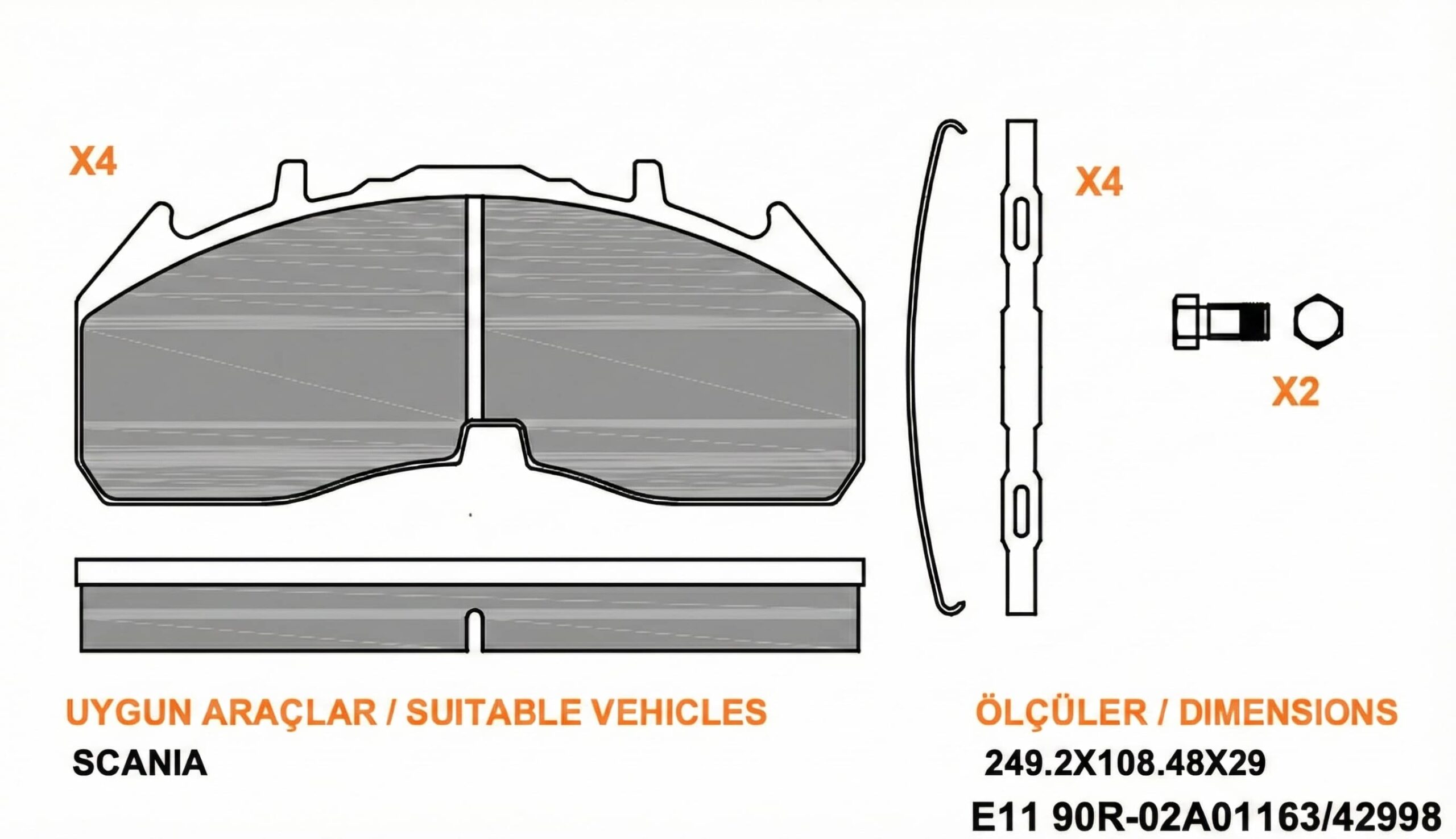 Ağır Vasıta 31 Pwr 5028 Wva 29332 Fren Balata Scaled