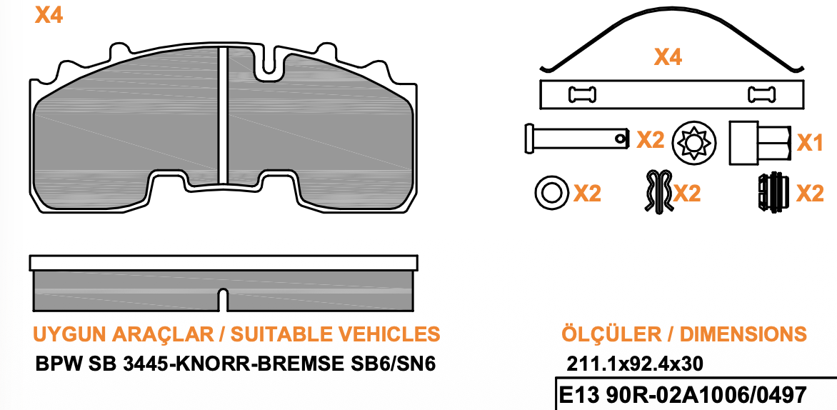 Ağır Vasıta 42 Pwr 5038 Wva 29306 29265 29215